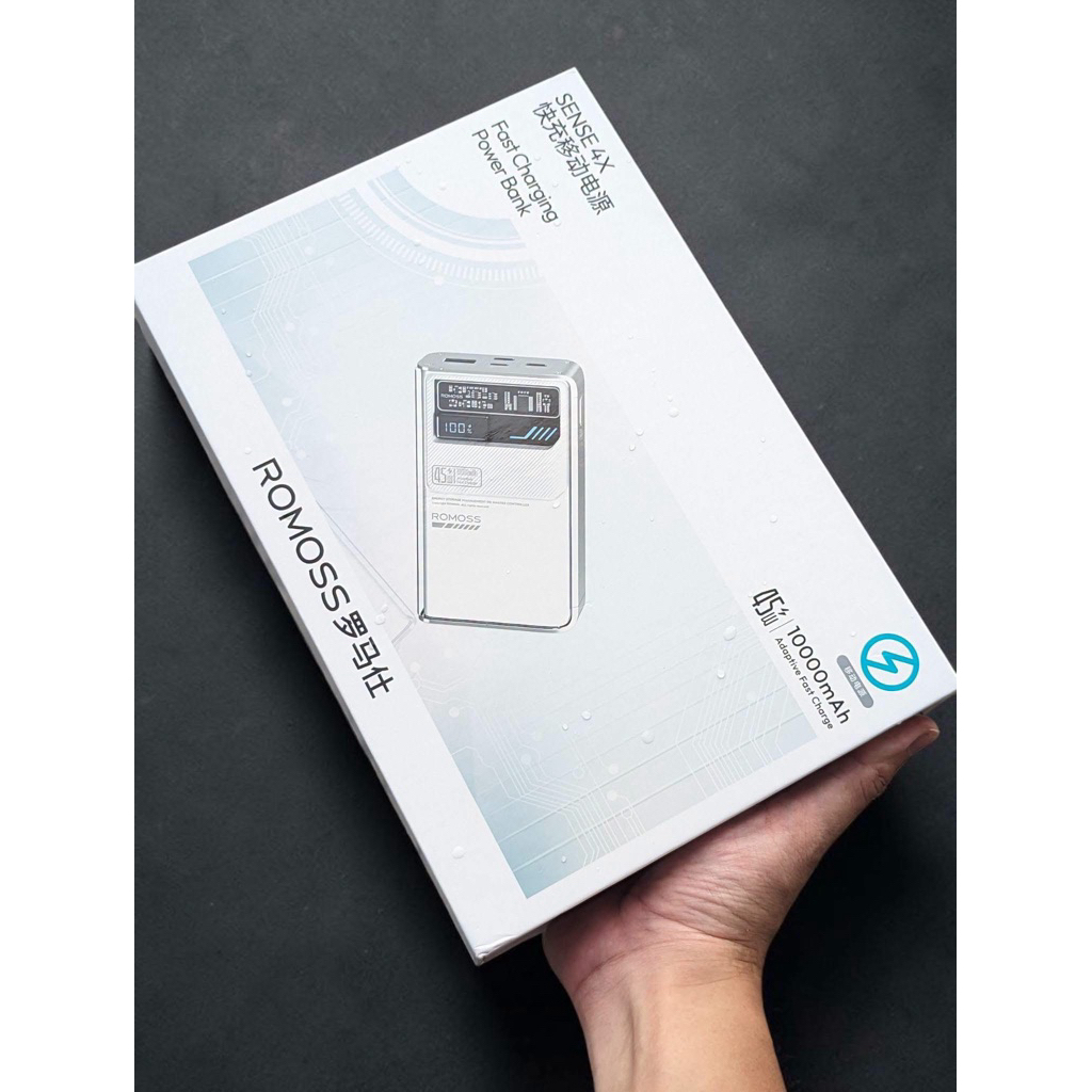 Sạc dự phòng ROMOSS Sense 4X dung lượng 10000mah sạc nhanh 45w, Thiết kế cực đẹp | BigBuy360 - bigbuy360.vn