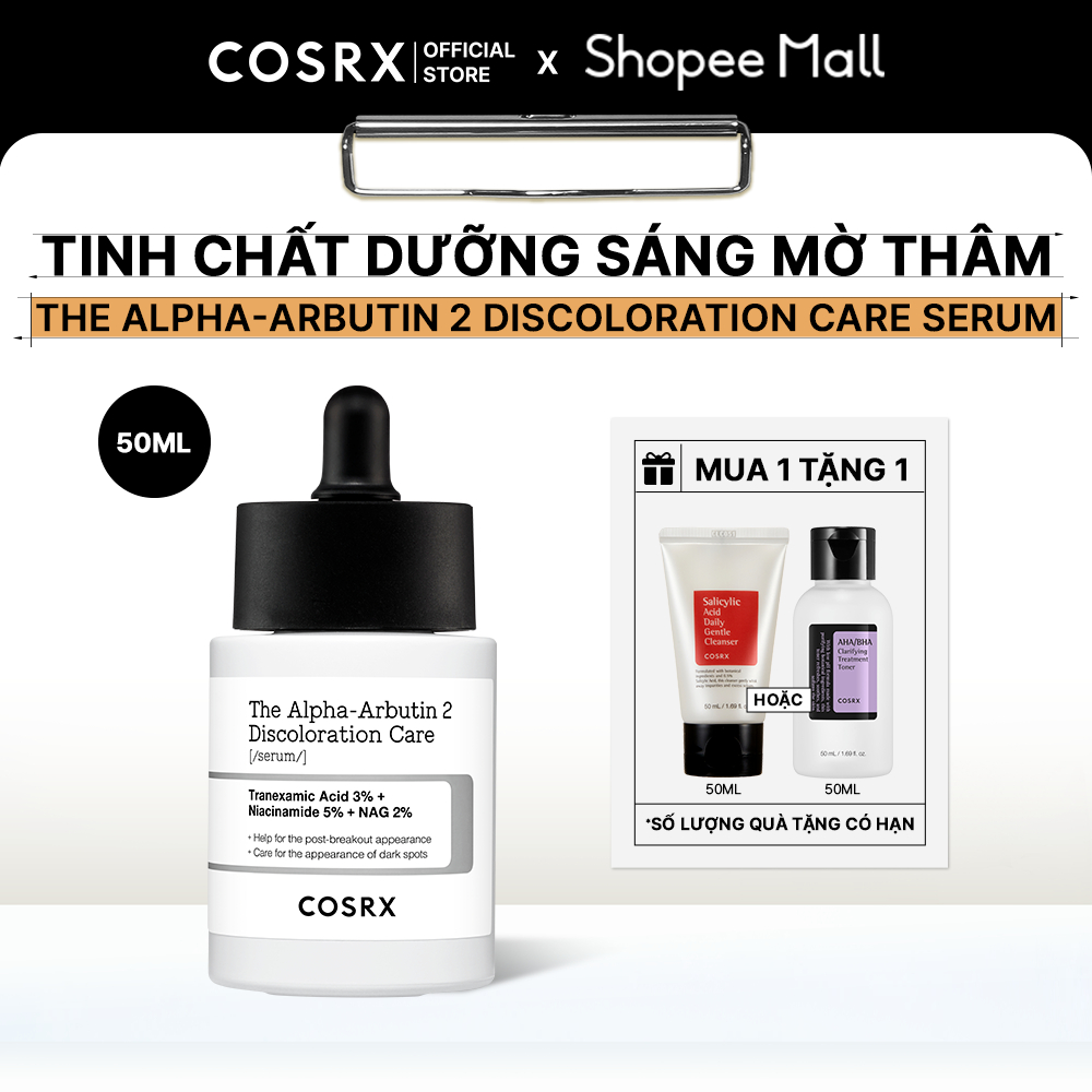 Tinh Chất Cosrx The Alpha-Arbutin 2 Discoloration Care Serum 50ml