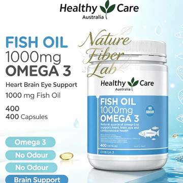 【Nhập khẩu từ Úc】Viên Uống Healthy Care Fish Oil 1000mg Omega 3 400 Viên