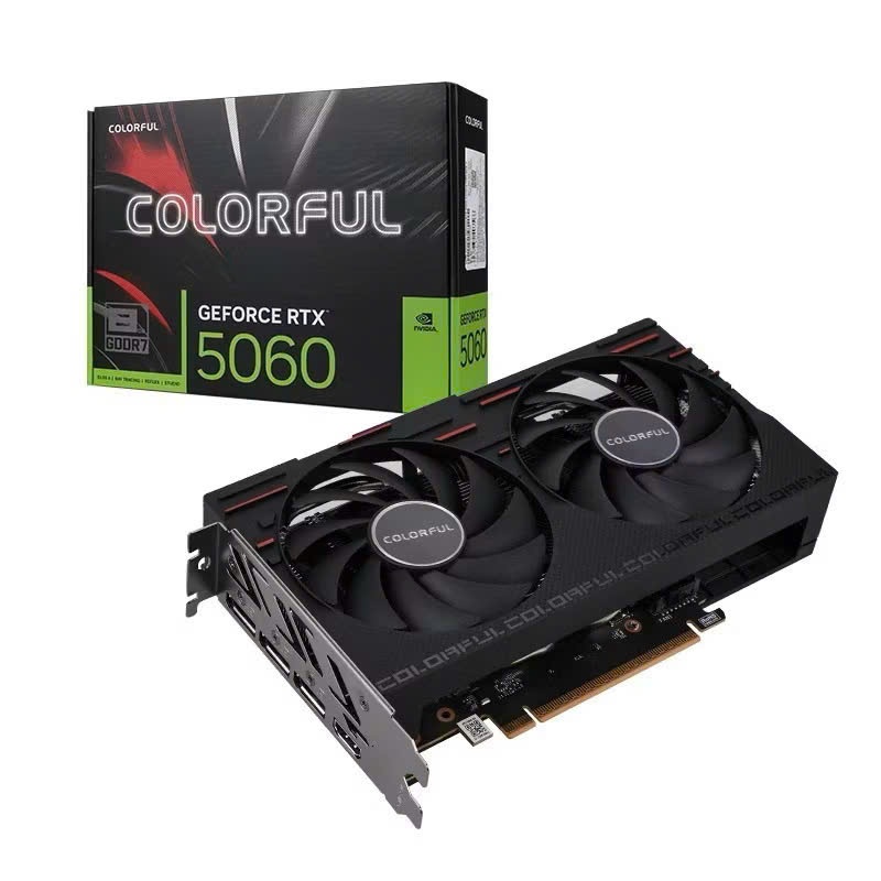 Card Màn Hình Colorful GeForce RTX 5060 Gaming DUO 8GB-V - Mới 100% - Bảo hành 3 Năm