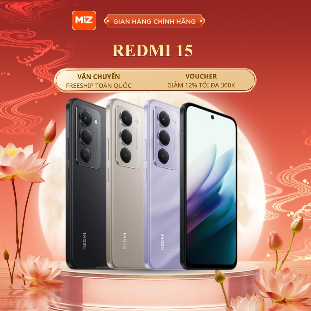 Điện Thoại Xiaomi Redmi 15 6/128GB – 8/128GB Bản Quốc Tế – Bảo hành 18 Tháng