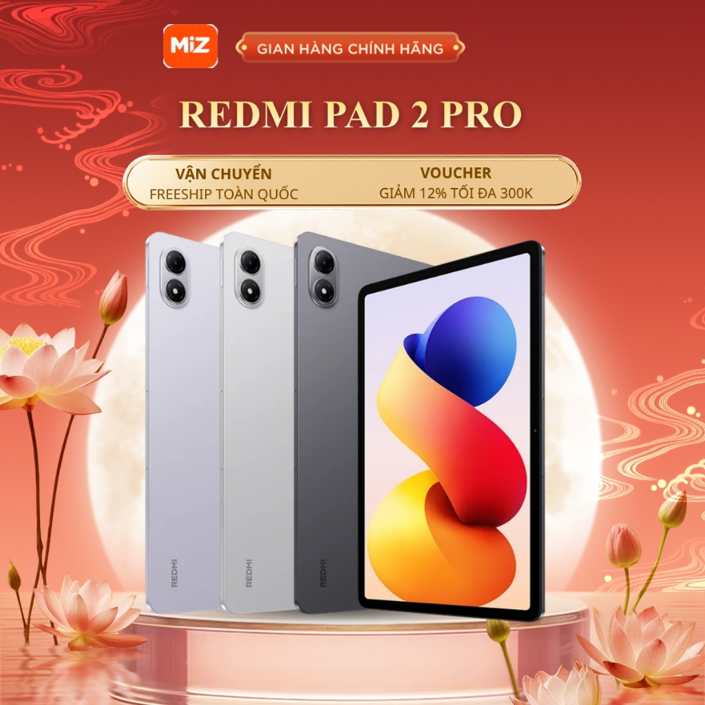 Máy Tính Bảng Xiaomi Redmi Pad 2 Pro 6/128GB – 8/256GB – Bản Quốc Tế Chính Hãng – Bảo Hành 18 Tháng