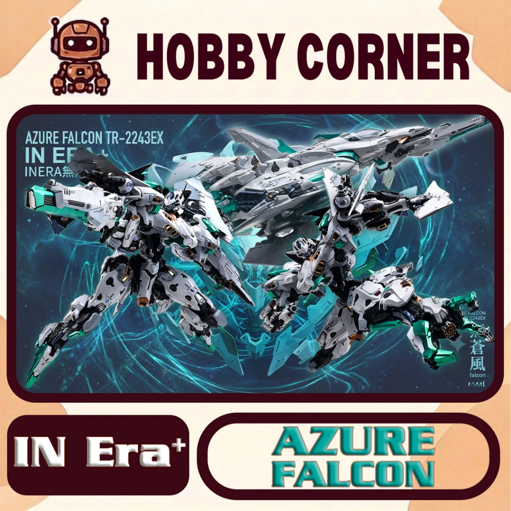 Model Kit 1/100 In Era+ RMD Azure Falcon (tặng base, decal nước)
