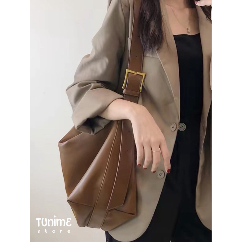 (CÓ SẴN) Túi xách nữ túi tote da kiểu dáng basic style hàn quốc Tunime Store