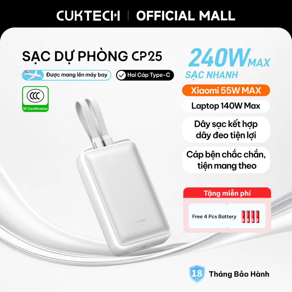 CUKTECH CP25 mặt trước