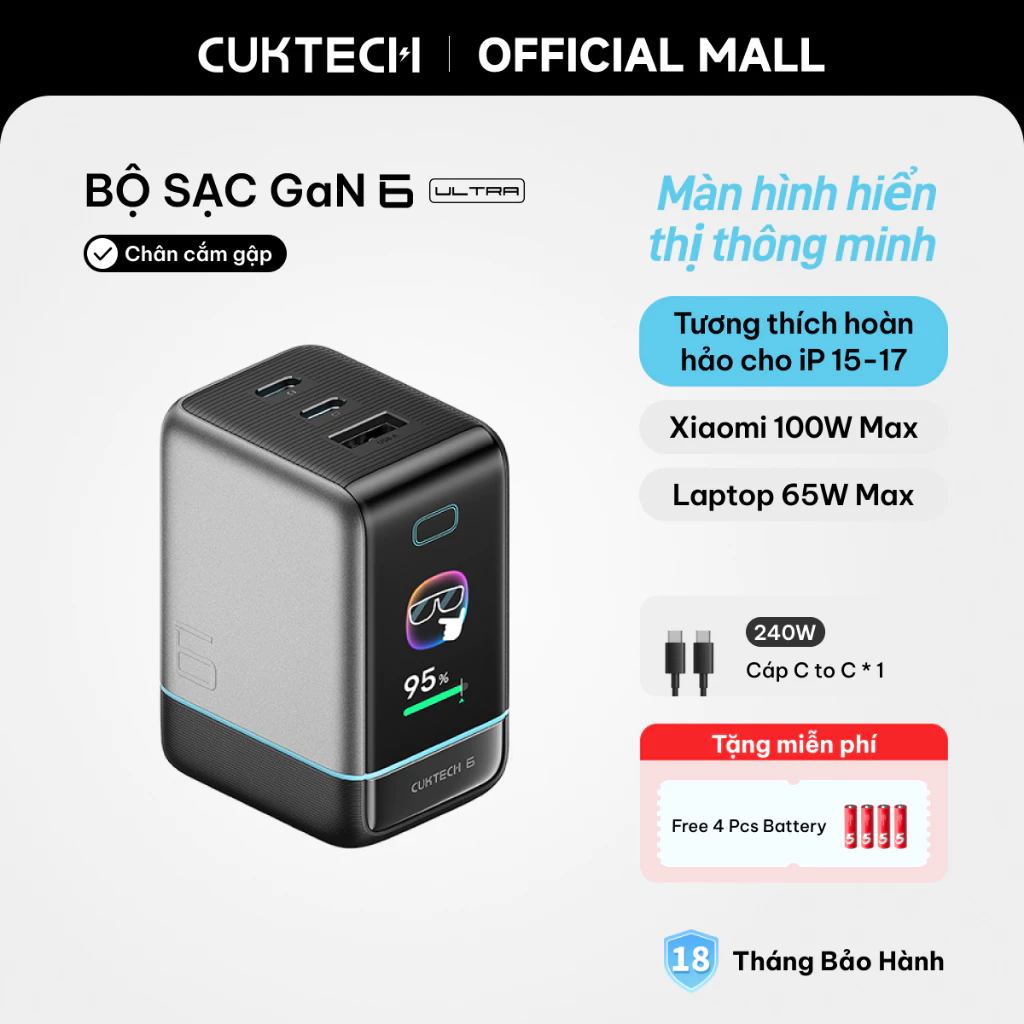 CUKTECH 6 Ultra mặt trước