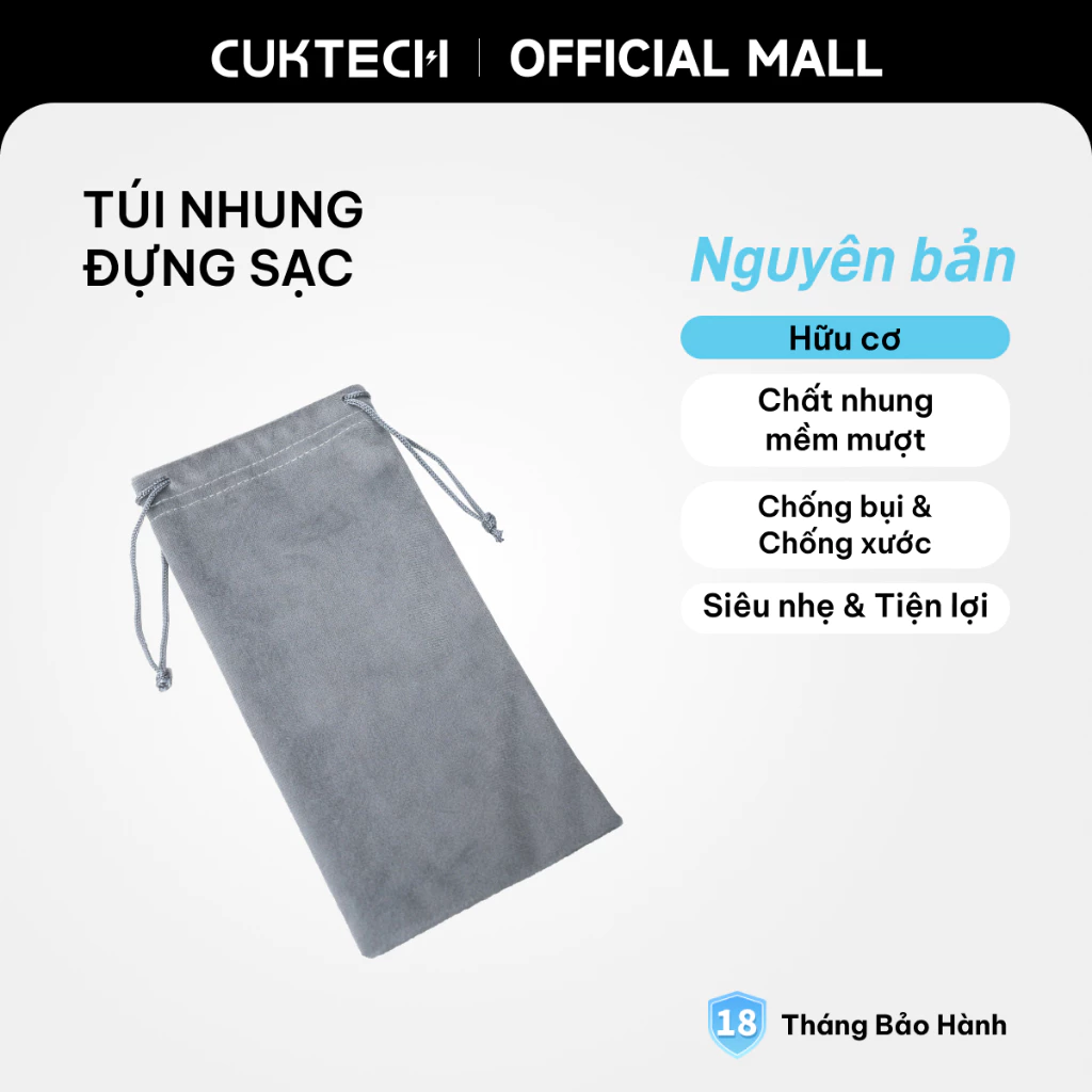 Túi đựng sạc dự phòng CUKTECH - hình ảnh sản phẩm