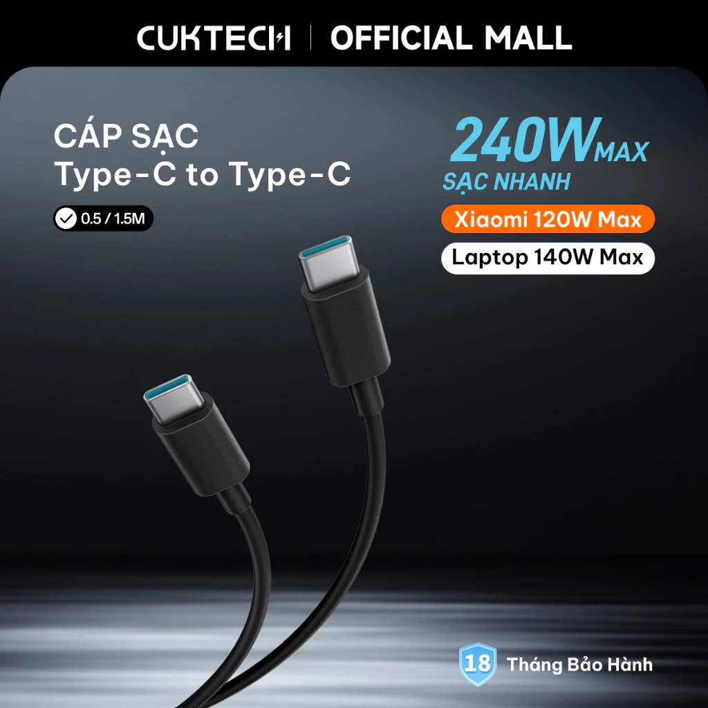 Cáp sạc CUKTECH