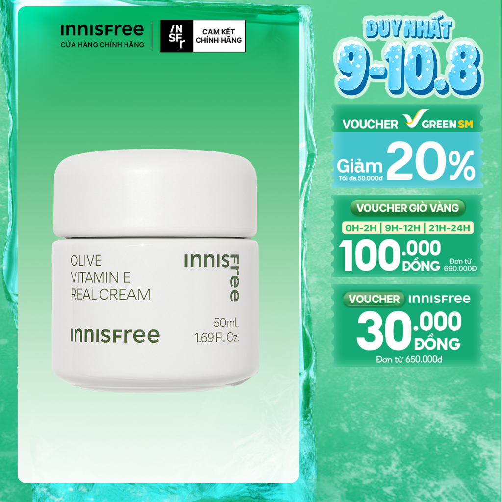 Kem dưỡng ẩm innisfree Olive Real Power Cream 50ml