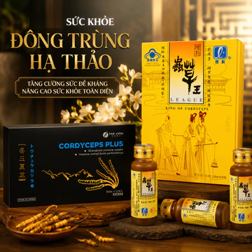 Cordyceps plus -Đông trùng hạ thảo dạng nước uống bồi bổ sức khỏe (trùng thảo vương lý khoa)