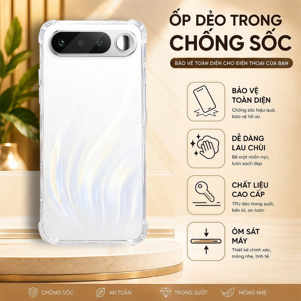 Ốp lưng Realme 16 5G , 16 PRO 5G chống sốc trong suốt silicon dày xịn-HD STORE