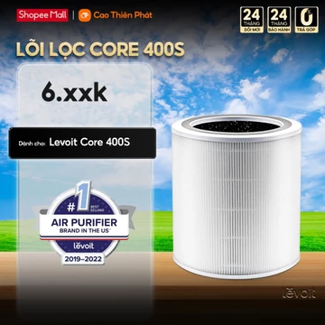 Lõi Lọc Không Khí Chính Hãng Cho Máy Lọc Không Khí Levoit Core 400S | Lọc Bụi Mịn - Khử Mùi - Lõi HEPA - Than Hoạt Tính