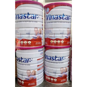 Combo 2 hộp Sữa bột Vinastar dành cho người bệnh tiểu đường và tiền tiểu đường, mỗi hộp 900g giúp kiểm soát đường huyết