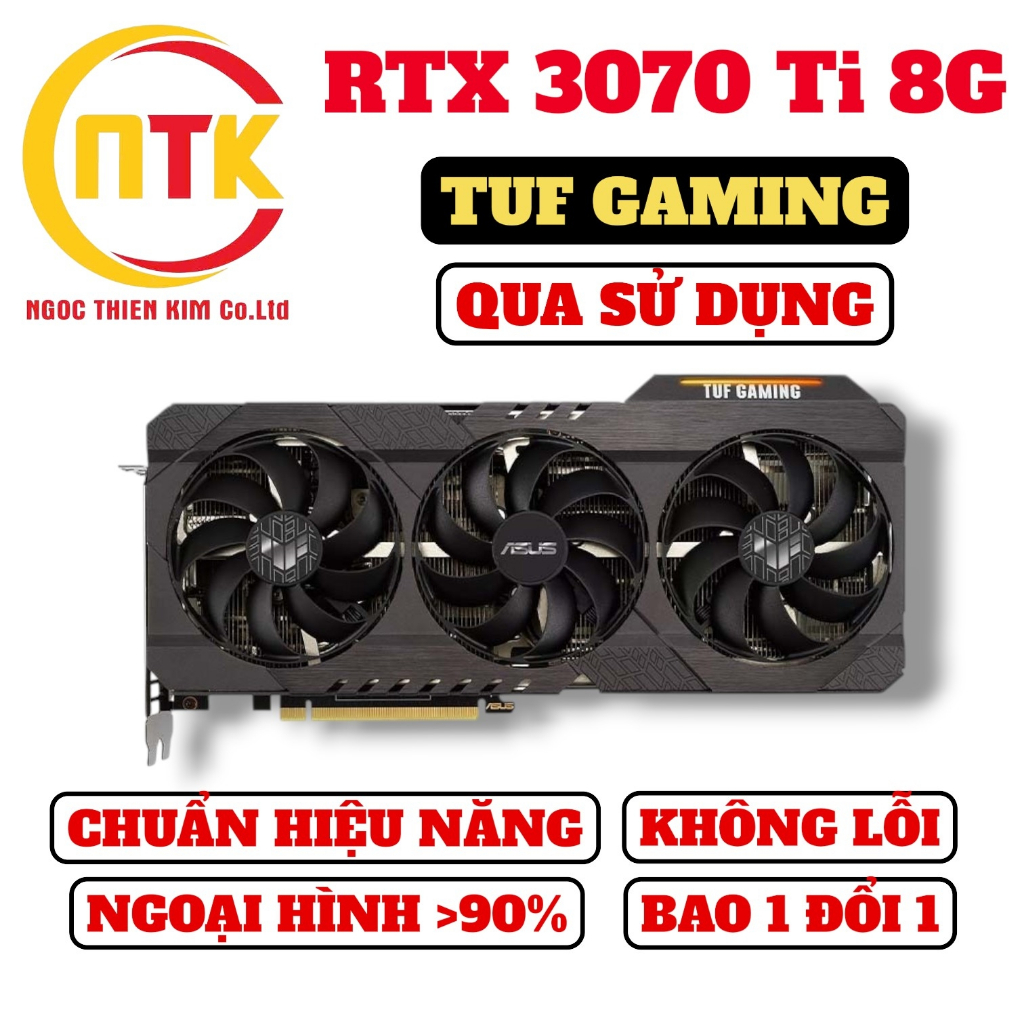 [BẢO HÀNH DÀI] VGA RTX 3070 Ti 8GB...CÁC MÃ TOP AORUS, ROG STRIX, VISION, ULTRAWHITE - QUA SỬ DỤNG | BigBuy360 - bigbuy360.vn