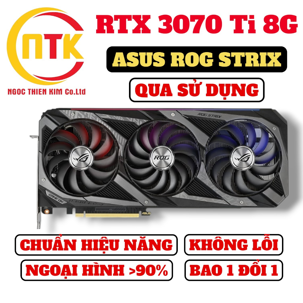 [BẢO HÀNH DÀI] VGA RTX 3070 Ti 8GB...CÁC MÃ TOP AORUS, ROG STRIX, VISION, ULTRAWHITE - QUA SỬ DỤNG | BigBuy360 - bigbuy360.vn