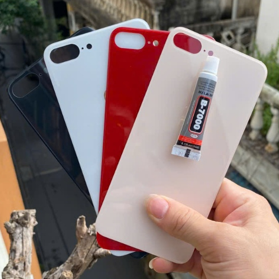 Nắp Lưng(Kính Lưng) Điện Thoại Dành Cho 8plus X XS XR XS Max LỖ TO ko mắt came tặng keo dán | BigBuy360 - bigbuy360.vn