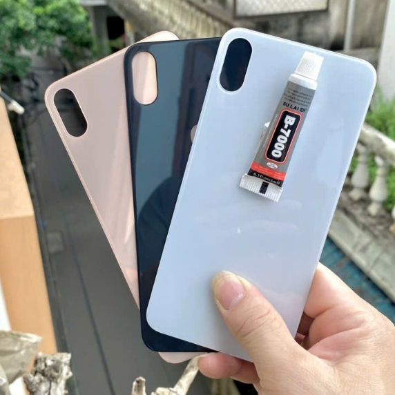 Nắp Lưng(Kính Lưng) Điện Thoại Dành Cho 8plus X XS XR XS Max LỖ TO ko mắt came tặng keo dán | BigBuy360 - bigbuy360.vn
