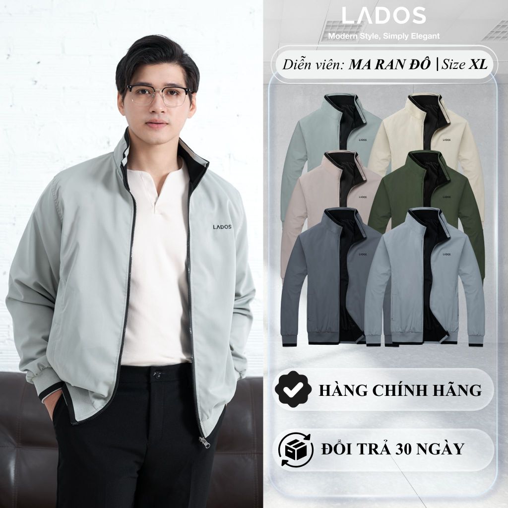 Áo khoác dù unisex 2 mặt LADOS – 2015 chất liệu dù cao cấp chống nắng , Mặc được 2 mặt cực kỳ tiện lợi