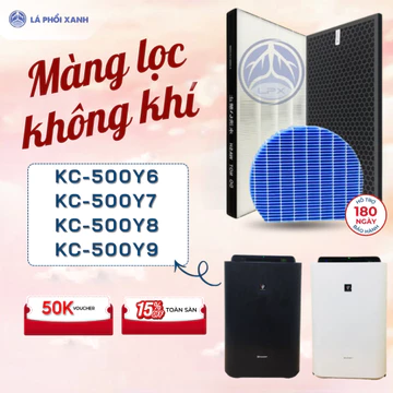 Màng lọc tương thích cho máy KC-500Y6 KC-500Y7 KC-500Y8 KC-500Y9 ,Tấm lọc không khí, Màng bù ẩm