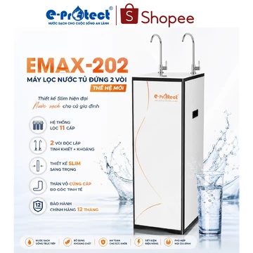Máy lọc nước RO + Kiềm Eprotect Emax 202 tủ đứng 11 cấp lọc uống trực tiếp tại vòi hàng chính hãng