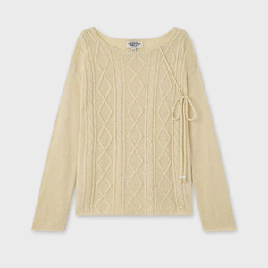 Áo Len WHO.A.U Aran Cable Loose Fit Pullover_WHKAGB939F