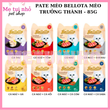 [PATE MÈO THỨC ĂN ƯỚT CHO MÈO] PATE MÈO BELLOTTA THỨC ĂN ƯỚT MÈO TRƯỞNG THÀNH GÓI 85G