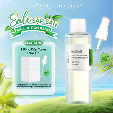 Toner Thuần Chay Giảm Mụn, Giảm Kích Ứng MEIDEME Green Salvia Treatment Toner 200ML