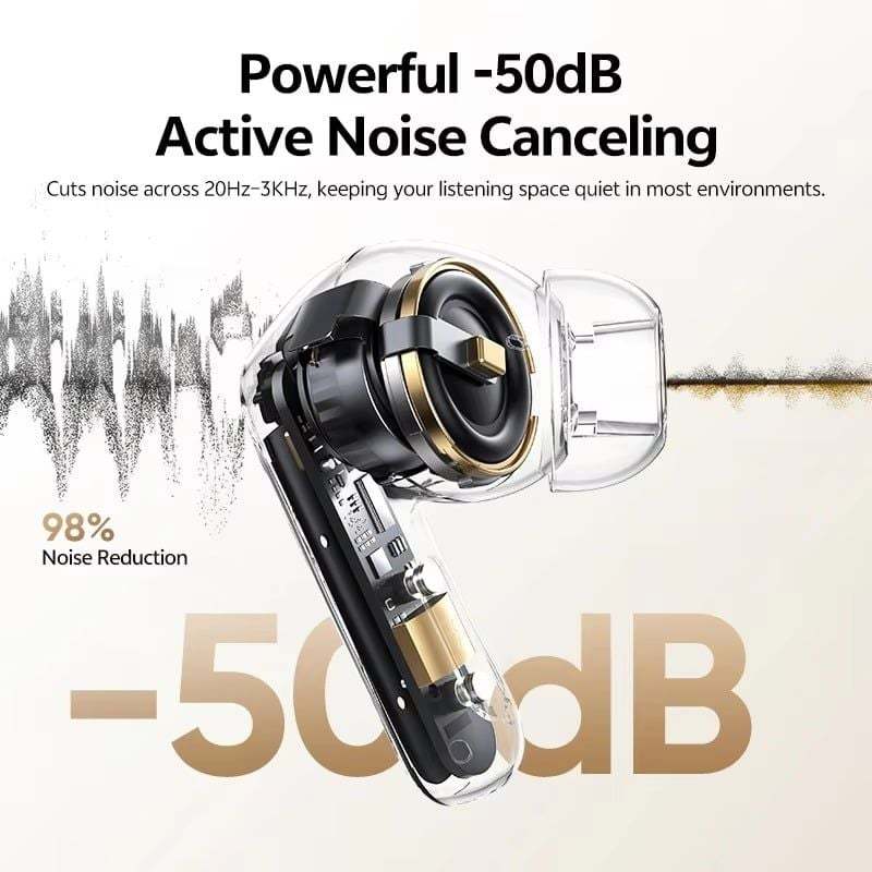 Tai nghe Không Dây TWS QCY MeloBuds N20 (Bluetooth v6.0, 10H, -50dB ANC-Hybrid, Support APP, IPX4, 6-Mic) | BigBuy360 - bigbuy360.vn