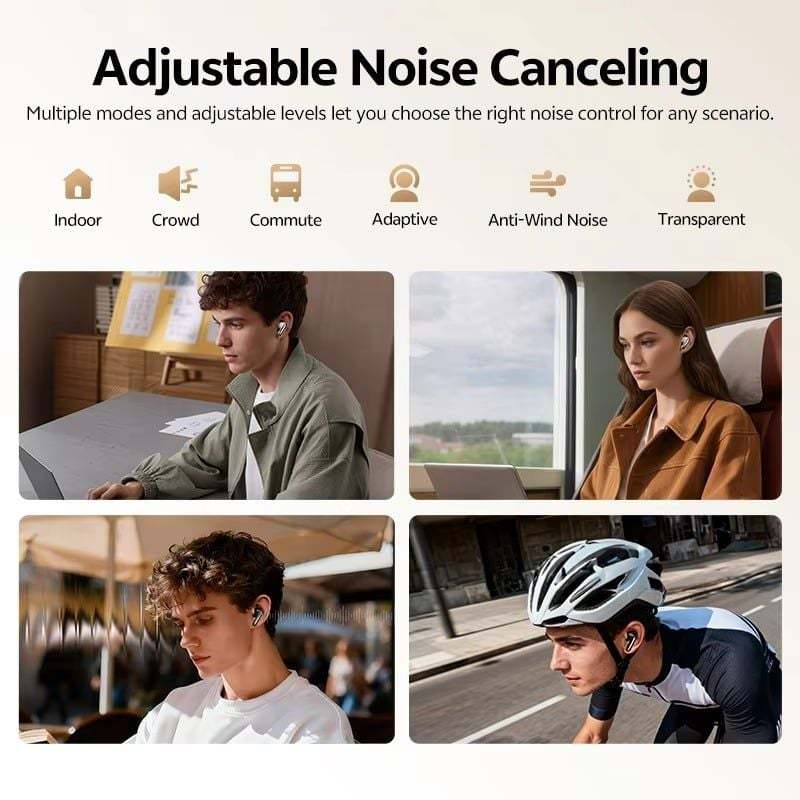 Tai nghe Không Dây TWS QCY MeloBuds N20 (Bluetooth v6.0, 10H, -50dB ANC-Hybrid, Support APP, IPX4, 6-Mic) | BigBuy360 - bigbuy360.vn