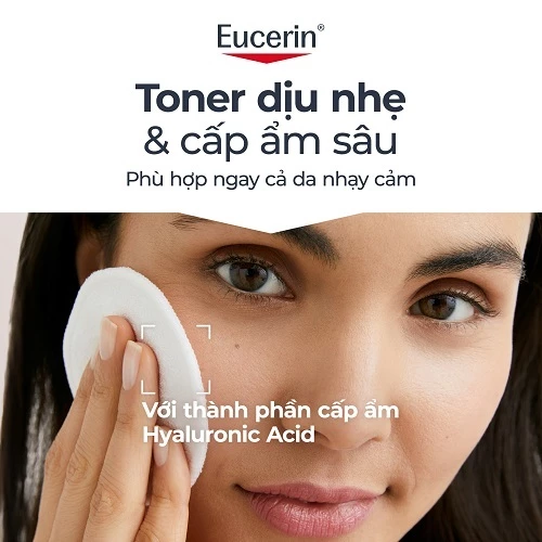 Nước hoa hồng cho da nhạy cảm Eucerin DermoRepair Solution Toner 200ml | Toner da nhạy cảm | Skincare
