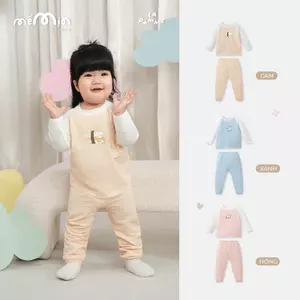 (NỀN TĂNG SIZE) Bộ dài tay Mềm Mịn by La Pomme hóa thân ngộ nghĩnh -  Sợi Cloud Cotton mềm êm - Bé trai/gái - 6M - 3Y