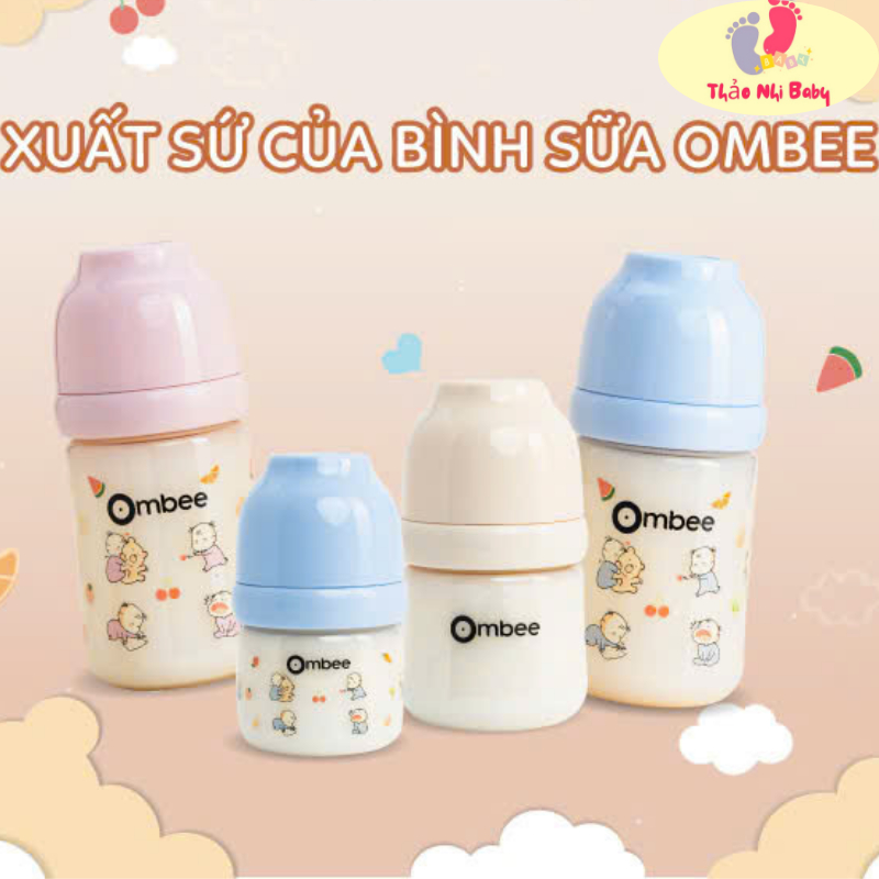 Bình Sữa OMBEE Chính Hãng Dành Cho Bé Từ Sơ Sinh Đến 36 Tháng Tuổi