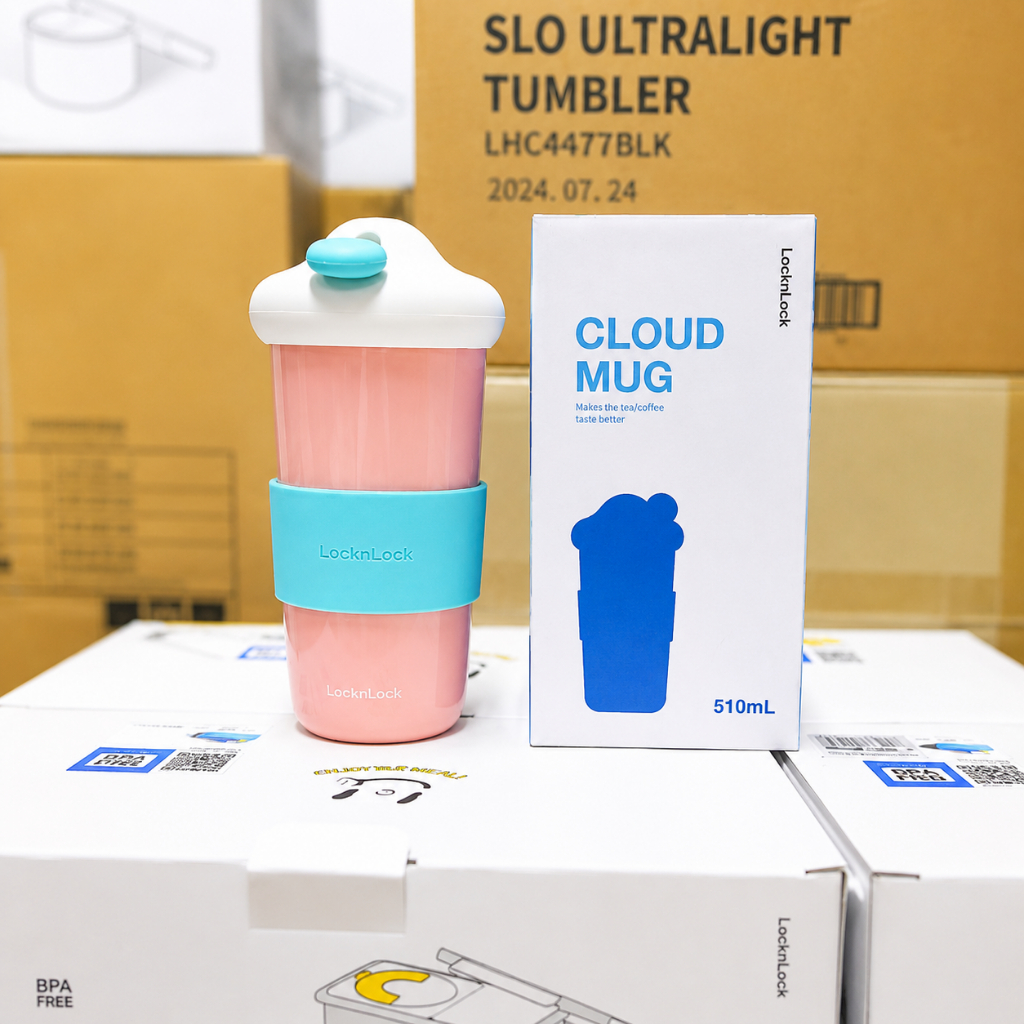 Ly sứ LocknLock có nắp kèm ống hút silicon SLB018 510ml, SLB019 420ml, hàng chính hãng - JoyMall | BigBuy360 - bigbuy360.vn