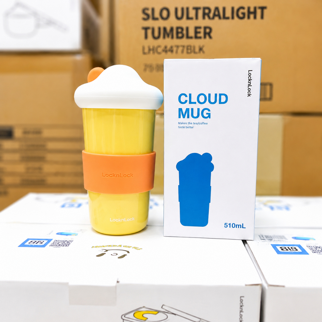 Ly sứ LocknLock có nắp kèm ống hút silicon SLB018 510ml, SLB019 420ml, hàng chính hãng - JoyMall | BigBuy360 - bigbuy360.vn