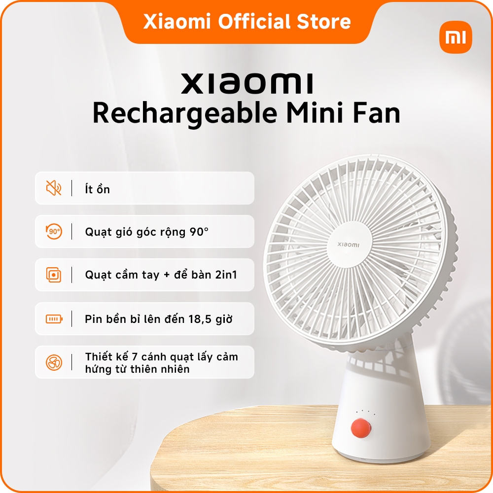 Quạt mini Xiaomi Rechargeable