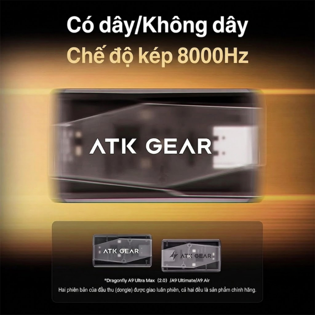 [CHÍNH HÃNG] Chuột không dây ATK Dragonfly A9 SE/ A9 Plus 2.0/  A9 Ultra Max 2.0/ A9 Air / A9 NB / A9 Mini Plus | BigBuy360 - bigbuy360.vn