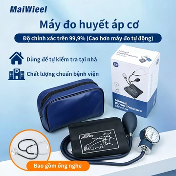 Máy Đo Huyết Áp Cơ MaiWieel MW702 Kèm Ống Nghe Chính Xác >99.9% Van Kép Hộp Đựng Cho Y Bác Sĩ
