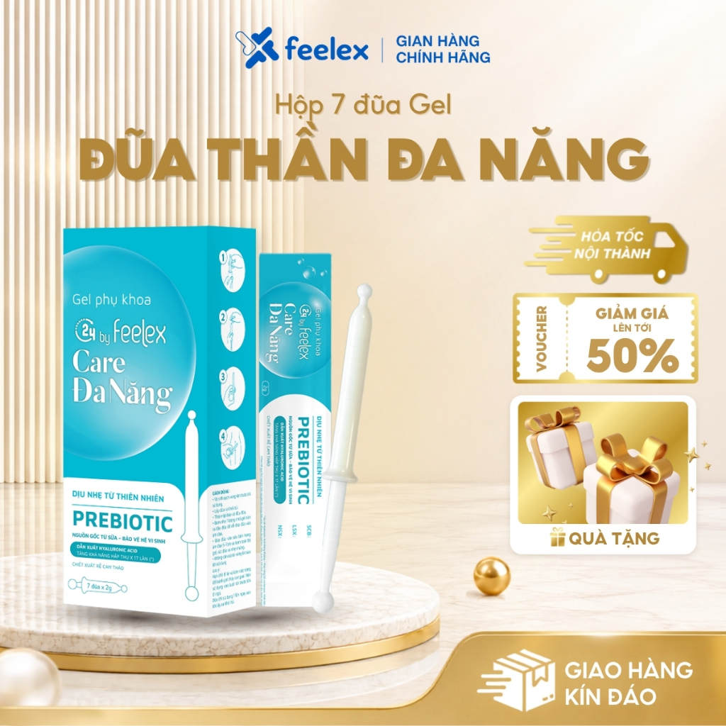 Đũa thần phụ khoa đa năng C24 by Feelex gel khử mùi ngăn ngừa vi khuẩn, nấm ngứa hàng ngày