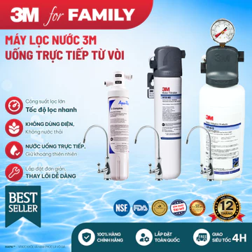 Máy Lọc Nước 3M BREW120-MS ICE140-S Chính Hãng 3M Mỹ, Máy Lọc Nước Không Dùng Điện, Uống Trực Tiếp