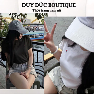 Áo thun crotop form ngắn babytee thêu trước chất cotton 2c thời trang nữ, áo thun form vừa thời trang nữ