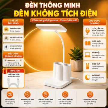 Đèn Để Bàn Học, Đèn Học Sinh, Đèn Led Đọc Sách,Đèn Học Để Bàn, Đèn Học Chống Cận Thị B27