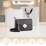 Bộ hộp quà trắng LATA (Túi đeo chéo nữ LATA HN97 + Hộp quà HQ2T + Túi giấy TG2T + Túi rút BVR3838 + Thiệp cảm ơn BT1) — ảnh 1