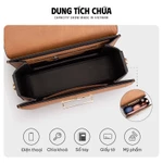 Bộ hộp quà trắng LATA (Túi đeo chéo nữ LATA HN97 + Hộp quà HQ2T + Túi giấy TG2T + Túi rút BVR3838 + Thiệp cảm ơn BT1) — ảnh 4