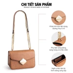 Bộ hộp quà trắng LATA (Túi đeo chéo nữ LATA HN97 + Hộp quà HQ2T + Túi giấy TG2T + Túi rút BVR3838 + Thiệp cảm ơn BT1) — ảnh 3
