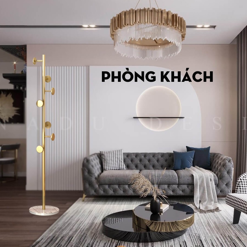 Cây Treo Quần Áo ZK21 Chân Đế Vân Đá Cẩm Thạch, Giá Treo Đồ Đứng Kim Loại Sang Trọng Phòng Ngủ | BigBuy360 - bigbuy360.vn