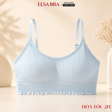 Áo Bra Nữ Áo Lót Áo Ngực Cotton Đệm Su Mỏng Co Giãn 4 Chiều Thông Hơi Thoáng Khí Gợi Cảm Elsa Bra - C07