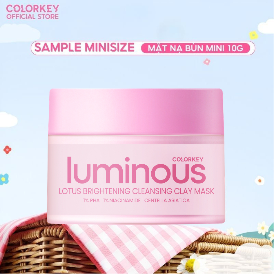 Mặt Nạ Bùn COLORKEY LUMINOUS Làm Sạch Da Không Gây Khô Da Khi Dùng 10g/hũ
