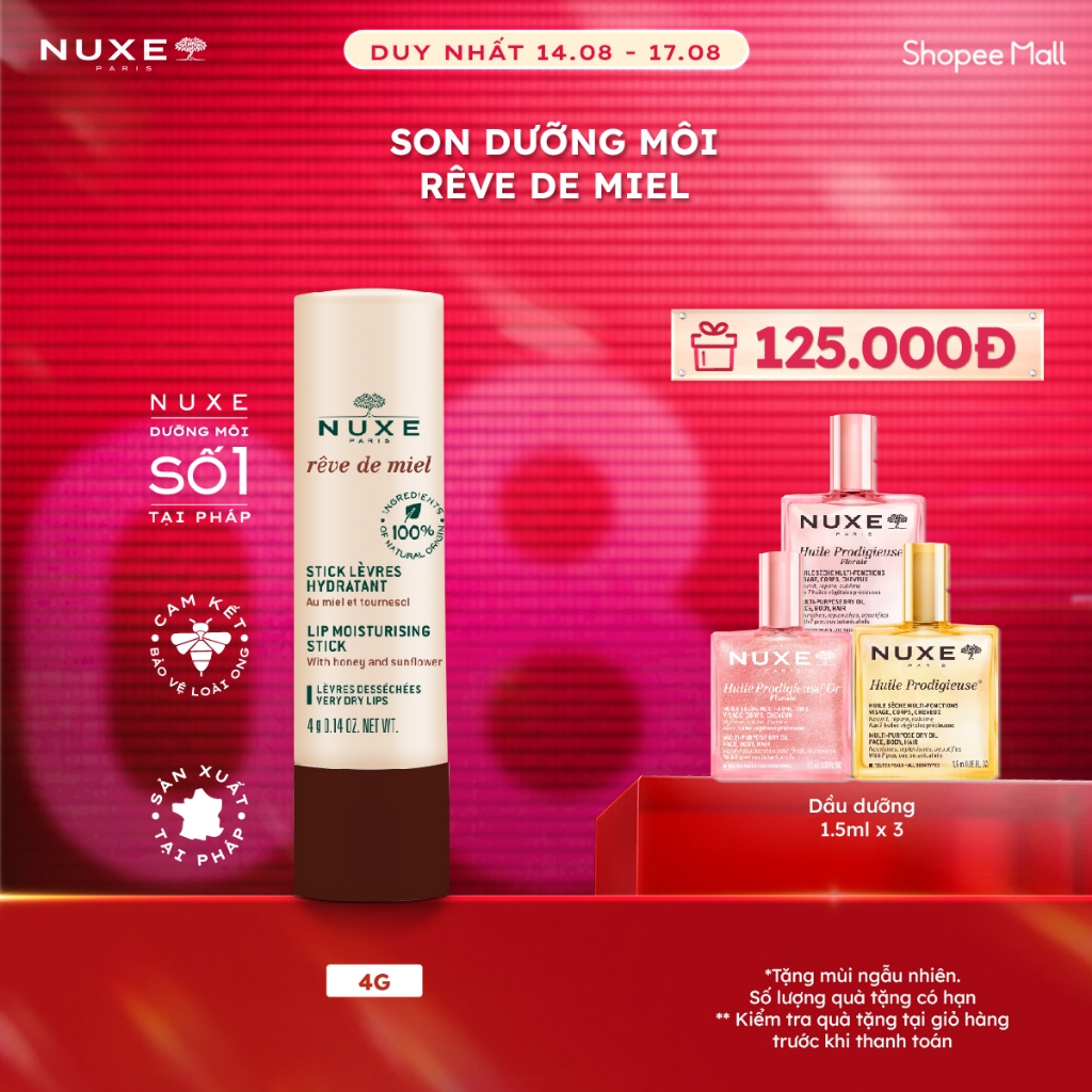 Son Dưỡng Môi Nuxe Reve de Miel 4g