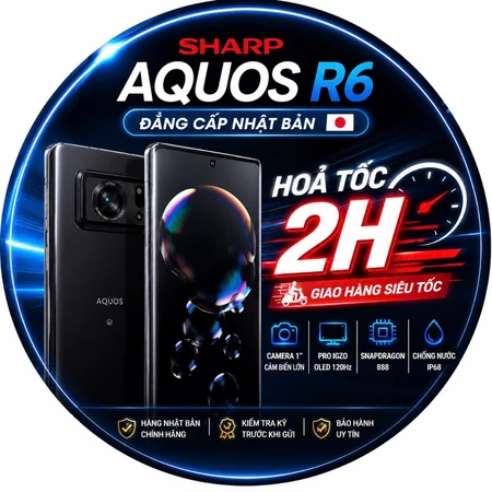 Điện Thoại Sharp Aquos R6 (12GB - 128GB) - Chip Snapdragon 888 Like New