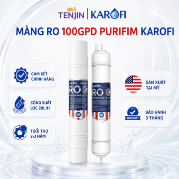 Màng Lọc RO Purifim Karofi Sản Xuất Tại Mỹ Công Suất 100GPD Cắm Nhanh Dùng - Lõi Lọc Nước Số 4, Màng RO